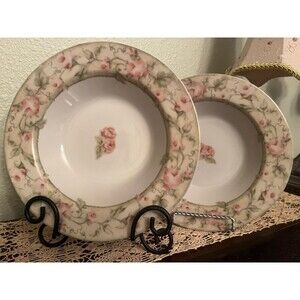 Pair of 222 Fifth Cheri Blum Savannah Soup Bowls